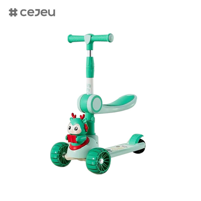 CJ-6333, com luzes/música/roteiras grandes/chassi de dois andares,Purpura/rosa/verde/azul, 4 opções de cores,Para meninos e meninas