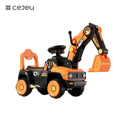 CJ-TK5688, escavadeira infantil, 63*33*57cm, vermelho/azul/laranja, 3 escolhas de cores, dá às crianças um sonho de escavadeira