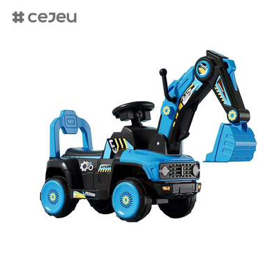 CJ-TK5688, escavadeira infantil, 63*33*57cm, vermelho/azul/laranja, 3 escolhas de cores, dá às crianças um sonho de escavadeira