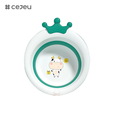 CJ-JC1141, PP+TPEFoldável, lava-louças para bebés, uma chave dobrável, armazenamento conveniente, disponível a qualquer momento, em qualquer lugar