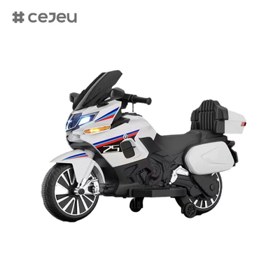 CJ-R125 Motocicletas elétricas, 12V7/550*2, Educação Infantil Modulação de Música Bluetooth Um clique de freio Roda*2