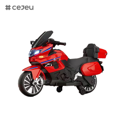 CJ-R125 Motocicletas elétricas, 12V7/550*2, Educação Infantil Modulação de Música Bluetooth Um clique de freio Roda*2