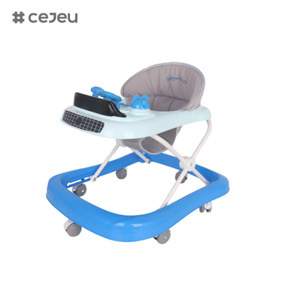 CJ-1166, baby walker, Música 3 Ajustador de altura Roda silenciosa*6 Almofada: Linho