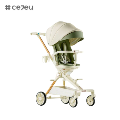 CJ-XL 15L best-seller dobrável portátil carrinho de bebê deitado 360 graus pode girar o assento carrinho de bebê