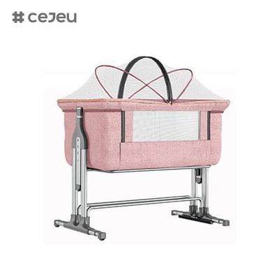 CJ-CH-122 Metal Moderno Multifuncional dobrável Berço Bebê Berço Crianças Berço Camas Camas Bebê ao lado Dormitório