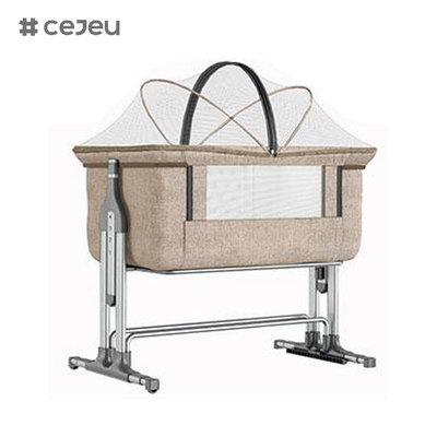 CJ-CH-122 Metal Moderno Multifuncional dobrável Berço Bebê Berço Crianças Berço Camas Camas Bebê ao lado Dormitório