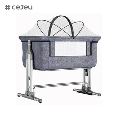 CJ-CH-122 Metal Moderno Multifuncional dobrável Berço Bebê Berço Crianças Berço Camas Camas Bebê ao lado Dormitório