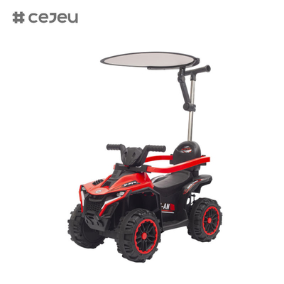 FRY-868-1 Push Handle Crianças Andam No Carro Com Dossel, Guarda de Segurança, Educação Infantil, Crianças ATV, Crianças Elétricas Andam No Carro
