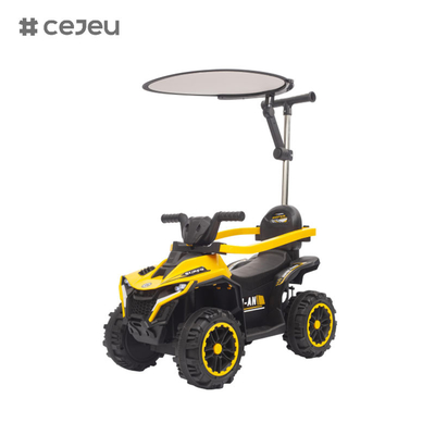 FRY-868-1 Push Handle Crianças Andam No Carro Com Dossel, Guarda de Segurança, Educação Infantil, Crianças ATV, Crianças Elétricas Andam No Carro