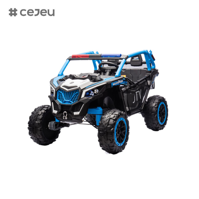 24V 12V 4WD Kids Electric UTV Off-Road Ride On Toy Car Com 2.4G RC Carbon Steel Frame Alta resistência Choque de Quatro Rodas