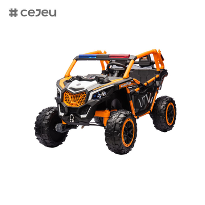 24V 12V 4WD Kids Electric UTV Off-Road Ride On Toy Car Com 2.4G RC Carbon Steel Frame Alta resistência Choque de Quatro Rodas