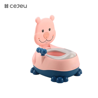 CJ-NT-106 Bebê Potty Training Toilet Seat Confortável Encosto de costas Cartoon Pots Portable Baby Pot Para Crianças Potty Toilet Bedpan