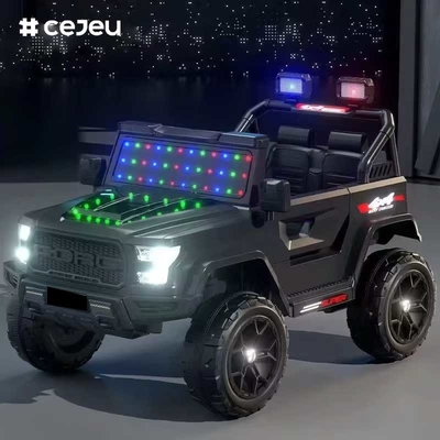 CJ-DLX-999 Unisex Quatro Rodas Elétrico Ride-On Toy para Crianças Recarregável Controle Remoto Ambos Meninos Meninas MP3 Função