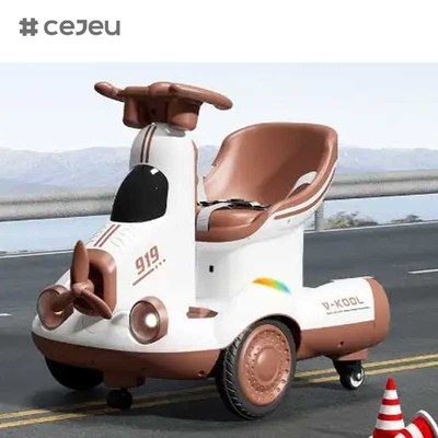 CJ-HB-919 Novo 2 em 1 Carro de Balanço Elétrico para Crianças / 360 graus Rotar Crianças Excavadora Passear na Excavadora de Carro