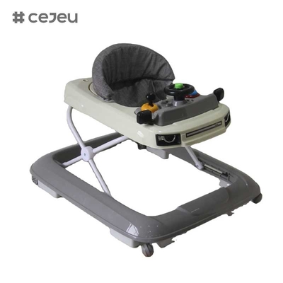 CJ-XTD-401,2025 Novo Modelo Baby Walker 3 em 1 Push Walker de plástico com níveis ajustáveis para crianças aprendendo e andando padrão europeu