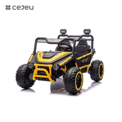 CJ-HC-605 Nova bateria de 12v Passeio ao ar livre em veículo de brinquedo Carro movido a bateria 2 lugares Crianças Passeio elétrico em carro para crianças dirigir