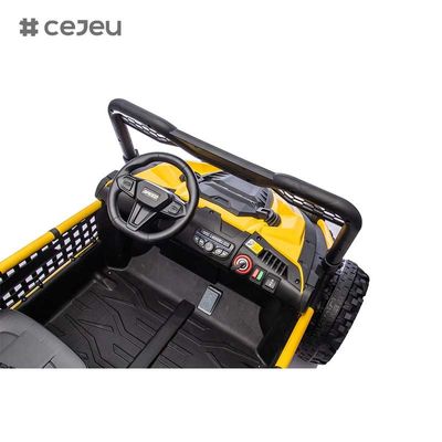 CJ-HC-605 Nova bateria de 12v Passeio ao ar livre em veículo de brinquedo Carro movido a bateria 2 lugares Crianças Passeio elétrico em carro para crianças dirigir