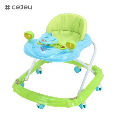CJ-BLM-314 Baby Walker Multifuncional Anti-O-leg Anti-rollover dobrável 6-18 meses Baby Start Car