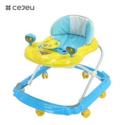 CJ-BLM-314 Baby Walker Multifuncional Anti-O-leg Anti-rollover dobrável 6-18 meses Baby Start Car