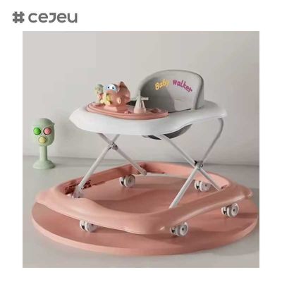 CJ-BDW-101 Baby Walker dobrável com rodas mudas Cartoon de música de plástico Baby Walker com música / rodas giratórias Baby Walker para a China