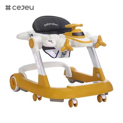 CJ-MLT-611Outro Design Barato Baby Walker Aprender a Caminhar/ Baby Walker com Música e Brinquedos/ Modelo Redondo Baby Walker dobrável
