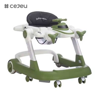 CJ-MLT-611Outro Design Barato Baby Walker Aprender a Caminhar/ Baby Walker com Música e Brinquedos/ Modelo Redondo Baby Walker dobrável