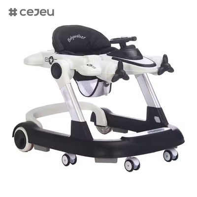 CJ-MLT-611Outro Design Barato Baby Walker Aprender a Caminhar/ Baby Walker com Música e Brinquedos/ Modelo Redondo Baby Walker dobrável