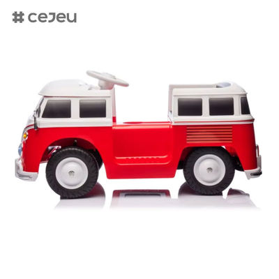 CJ-XB-1128 2025 Nova licença ID.Buzz Mini Bus Carro Elétrico Bebê passeio em carro Licenciado Volkswagen VW Bus passeio elétrico em ônibus Carro de brinquedo para 2-4 anos