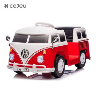 CJ-XB-1128 2025 Nova licença ID.Buzz Mini Bus Carro Elétrico Bebê passeio em carro Licenciado Volkswagen VW Bus passeio elétrico em ônibus Carro de brinquedo para 2-4 anos