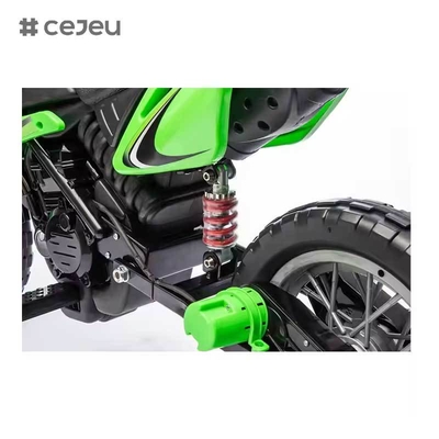CJ-XB-8015 Motocicleta Elétrica Infantil 12V com Bateria para Crianças de 3 a 8 Anos com Rodas de Treino, Buzina e Som de Partida Certificada EN71