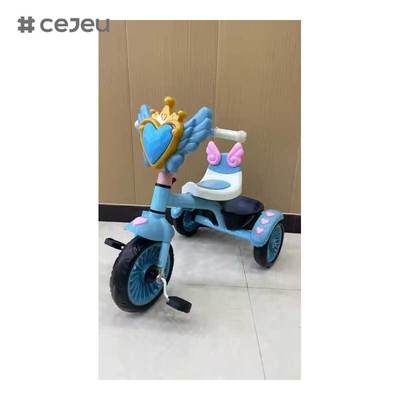 CJ-QK-703 Triciclo Andador de Plástico para Bebês e Crianças para Jardim de Infância, Idade de 2 a 4 Anos