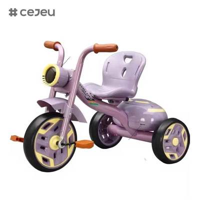 CJ-HLZ-1753 2025 Triciclo Infantil de 3 Rodas Chinês em Alta para Crianças de 3 a 6 Anos, Estilo Passeio