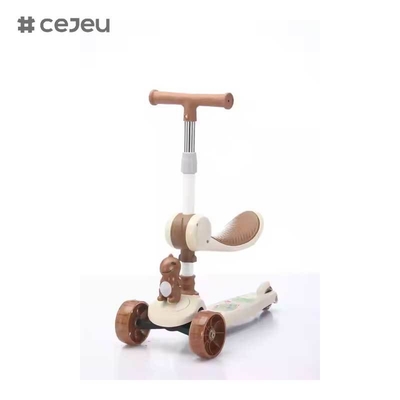 CJ-YCJ-LKB-801 Triciclos 4 em 1 para crianças Veículos pedalados para 1-4 Push Slide Ride on Toy Balance Bike Baby Walker Stroller