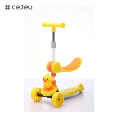 CJ-YCJ-LKB-801 Triciclos 4 em 1 para crianças Veículos pedalados para 1-4 Push Slide Ride on Toy Balance Bike Baby Walker Stroller