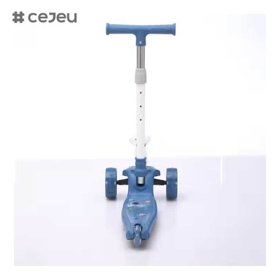 CJ-YLKB-808 2025 Patinete Elétrico Astronauta Pequeno Mais Vendido para Crianças Três Rodas PU Luz e Música Produto Dançante e Barato com Mola