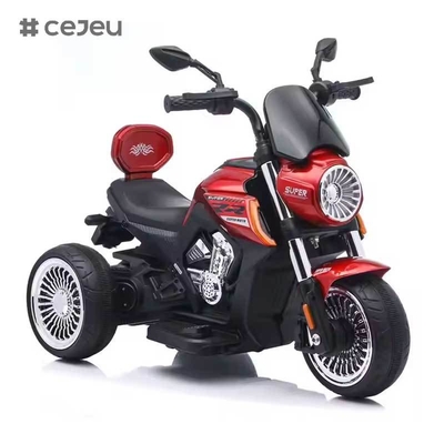 CJ-JM-3189 Venda Quente Bateria Recarregável Triciclo de Crianças Elétrico Joguete de Carro de Passeio para Crianças Inspirado na Motocicleta