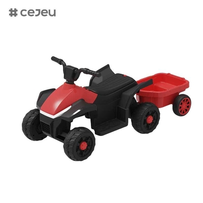 CJ-BEJ-3199 Nova Quad Bike Elétrica de 6 Rodas Crianças Veículo de Viagem de Plástico Alimentado a Bateria One Drive Beach Off Road Toy Car