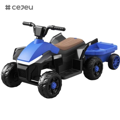 CJ-BEJ-3199 Nova Quad Bike Elétrica de 6 Rodas Crianças Veículo de Viagem de Plástico Alimentado a Bateria One Drive Beach Off Road Toy Car