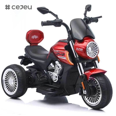 CJ-JM3189 Triciclo Infantil Elétrico Recarregável de Venda Imperdível Brinquedo de Carro para Crianças Inspirado em Motocicleta