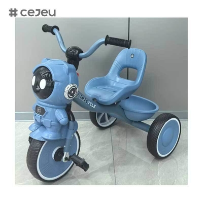 CJ-BDW-607 2025 Venda Quente Criança Pequeno Triciclo Crianças 3 Rodas Música Passeio Jogos de Carro 2-4 Anos Grátis Crianças Trikes Crianças