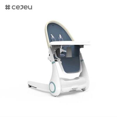 CJ-LL-MY-08 Cadeira de balanço elétrica multifuncional 4 em 1 para bebês, ajuste de altura, cadeira alta para bebês, design novo, luxuosa, multifuncional, 4 em 1, cadeira de alimentação dobrável para bebês, cadeira alta, alimentação para bebês, vime para crianças