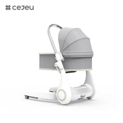 CJ-LL-MY-08 Cadeira de balanço elétrica multifuncional 4 em 1 para bebês, ajuste de altura, cadeira alta para bebês, design novo, luxuosa, multifuncional, 4 em 1, cadeira de alimentação dobrável para bebês, cadeira alta, alimentação para bebês, vime para crianças