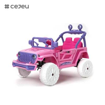 CJ-SMT-908 Carro de brinquedo elétrico de 12 V para crianças 2025 - Crianças em veículo de 4 rodas Carro grande movido a bateria com 2 assentos exclusivo para meninas