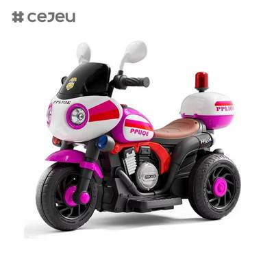 CJ-NT-966 Idade 3-7 Crianças Triciclo Elétrico Alimentado a Bateria Motocicleta Brinquedo de Plástico para Meninos e Meninas