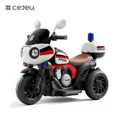 CJ-NT-966 Idade 3-7 Crianças Triciclo Elétrico Alimentado a Bateria Motocicleta Brinquedo de Plástico para Meninos e Meninas