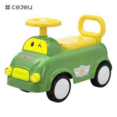 CJ-SL-608 Fábrica por atacado Scooter elétrico de 4 rodas Carros de brinquedo de plástico para crianças dirigirem Brinquedos de passeio de carro de balanço para bebês