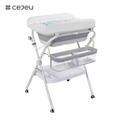 CJ-QC6605-1 Tabela de cuidados de três em um para bebés recém-nascidos, banho, lavagem para móveis, fraldas, produtos de banho para bebés, por grosso