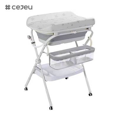 CJ-QC6605-1 Tabela de cuidados de três em um para bebés recém-nascidos, banho, lavagem para móveis, fraldas, produtos de banho para bebés, por grosso