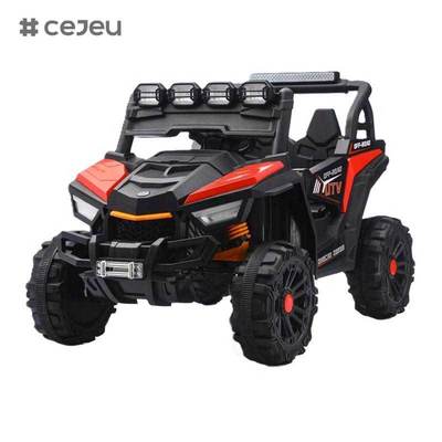 CJ-JB-669 Brinquedo de Montar para Crianças Grandes, Caminhão Elétrico Infantil de 2 Lugares para Meninos e Meninas com Controle Remoto