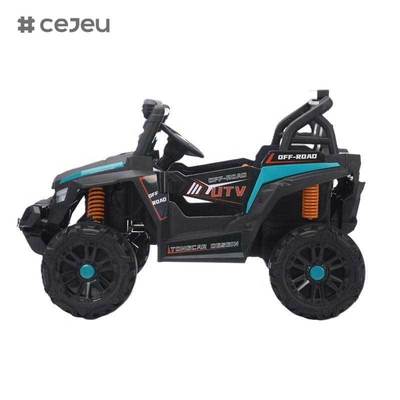 CJ-JB-669 Brinquedo de Montar para Crianças Grandes, Caminhão Elétrico Infantil de 2 Lugares para Meninos e Meninas com Controle Remoto